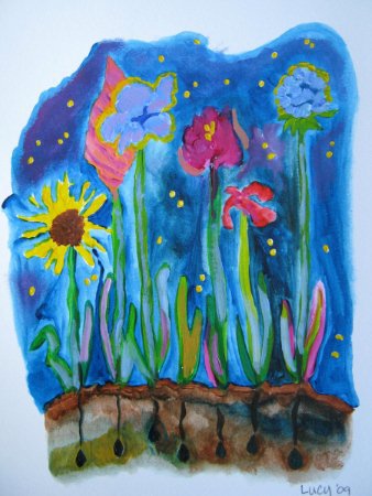 This image has an empty alt attribute; its file name is dandelions-bloom-at-midnight.jpg